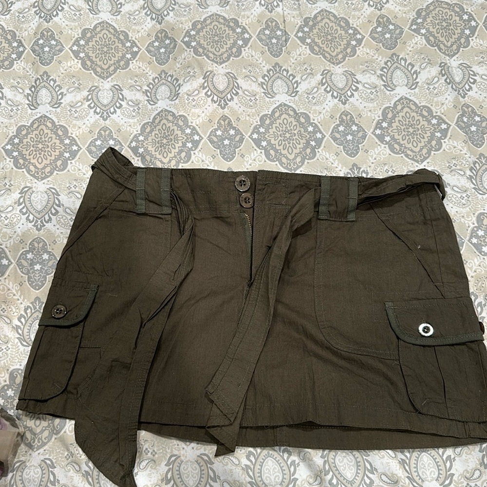 PG New with tags khaki mini skirt size m